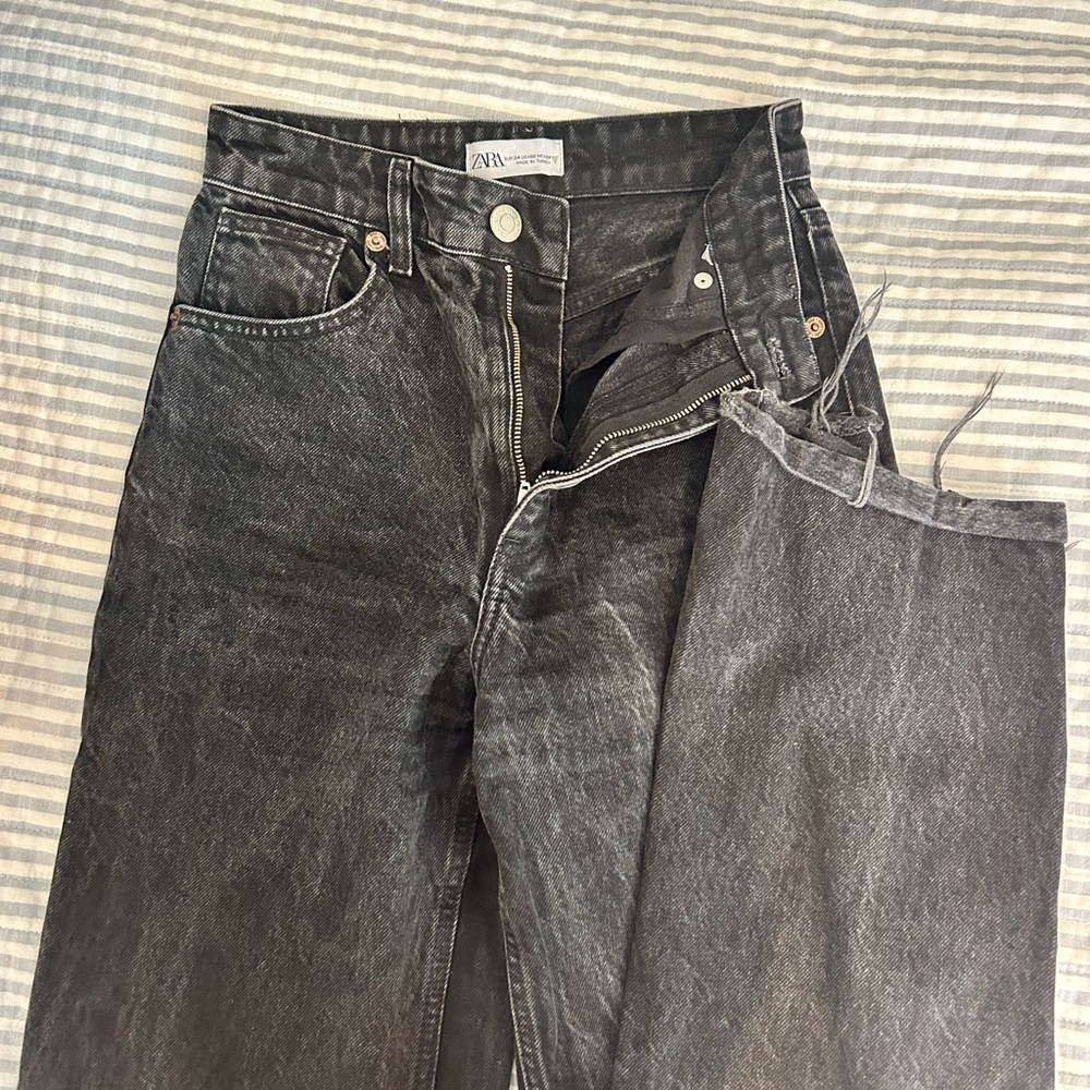 Zara Black Denim Jeans